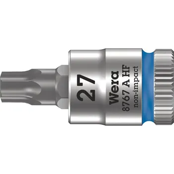 Příslušenství k nářadí 8767 A HF TORX® Zyklop zástrčný nástavec, s přidržovací funkcí, upínací část 1/4", TX 27 x 28 mm [05003367001]