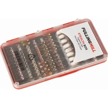 Pouzdro na rybářské vybavení Krabička na mušky Fulling Mill Stealth Box Red
