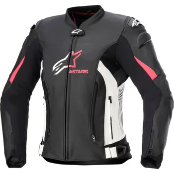 Moto bunda Bunda STELLA GP PLUS 4, ALPINESTARS, dámská (černá/bílá/růžová) 2026 50