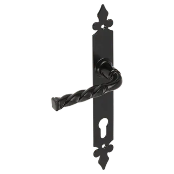 Dveřní kování Kování rustikální klika/klika WHA 90mm FAB, černé