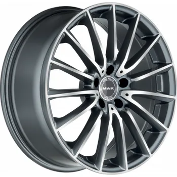 Alu kolo Alu disk MAK KOMET 7.5x17, 5x112, 66.6, ET48 GUN MET-MIRROR FACE