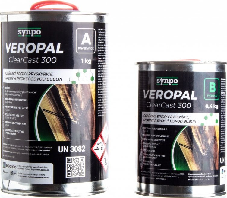Synpo Veropal ClearCast 300 1,4 kg čirá pryskyřice od 569 Kč - Zbozi.cz
