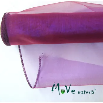 Organza růžovofialová š. 35 cm/ 1m Barva :: fialová