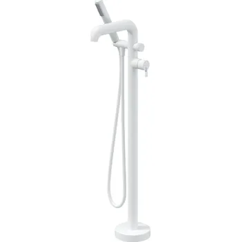 Vodovodní baterie Aplomo Silia vanová stojanová baterie, bílá