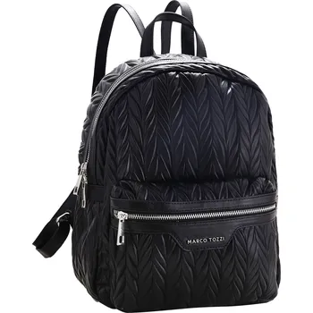 Městský batoh DÁMSKÝ BATOH MARCO TOZZI 2-61116-42 ČERNÁ Barva: Černá, Velikost: -UNI-