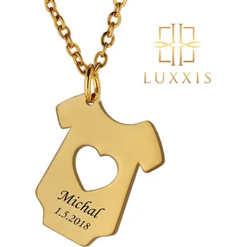 Přívěsek Přívěsek s řetízkem Miminkovské Bodýčko pozlaceno Luxxis