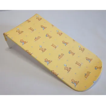 Koupelnové sedátko Babyrest Lehátko do vany plátěné Péťa žlutý Medvěd