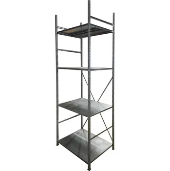 Dílenský regál Základní použitý policový regál Varimo, 2500x1000x700 mm, 4 police