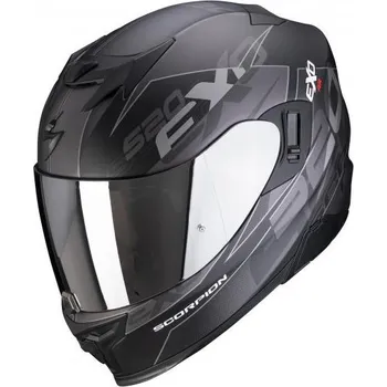 Motodoplněk Moto přilba SCORPION EXO-520 EVO AIR COVER matná černo/stříbrná XXL