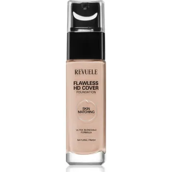 Make-up Revuele Flawless HD Cover Foundation lehký make-up pro dokonalý vzhled odstín 01 Ivory 33 ml