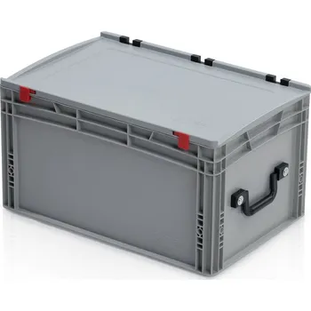 Přepravka na jídlo Přepravka EURO s víkem 60x40x33,5 - 2 madla na krátké straně