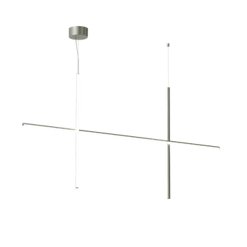 Flos F1862033 Coordinates S2, závěsné svítidlo, stříbrná, 55W 2700K