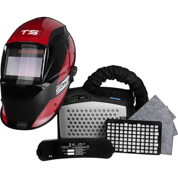 Svářečská kukla SOLUTION TS-718 S ODSÁVÁNÍM Samostmívací svařovací kukla s logem TECH SOLUTION TS-718/OD/TS