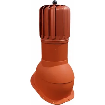 Střecha Větrací komínek Eurovent VENTOS X ROTO G18 Barva: 8004 - cihlově červená