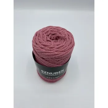 Kokonki bavlněné šňůry 3mm starorůžovofialové 50946 (100m)