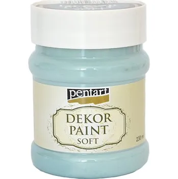 Speciální výtvarná barva Dekor Paint - křídová vintage barva 230ml - country modrá