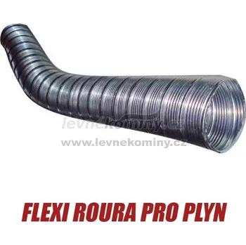 Komín Flexi nerez DN 180, plyn, tl. 0,10mm