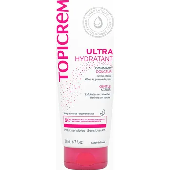 Tělový krém Topicrem Jemný tělový Peeling/ Scrub 200 ml