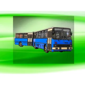 Nášivka autobus IKARUS 280 DTF nažehlovačka 7x3 cm (nažehlovačka s AUTOBUSEM)