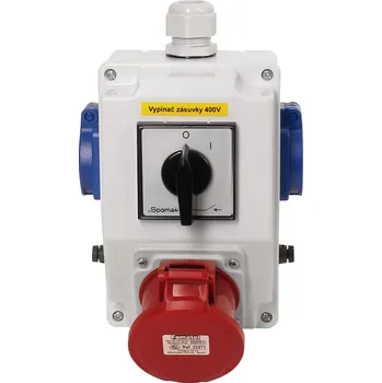 Rozvaděč FAMATEL Kombinace SB020 3xzásuvka +spínač IP44 sb020