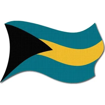 Vlajka Pelisport Vlajka Bahamy vlající