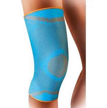 Maxis S-Line Premium kompresní návlek na koleno tyrkysový/oranžový XXL