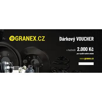 Dárkový voucher tištěný v hodnotě 2000 Kč