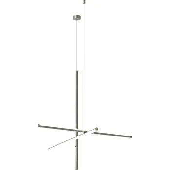 Flos F1842033 Coordinates S 1 CLIII, závěsné svítidlo, stříbrná, 32W 2700K