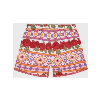 Dámské kraťasy Guess Šortky z materiálu J3GD05 WFBN0 Barevná Relaxed Fit 14Y