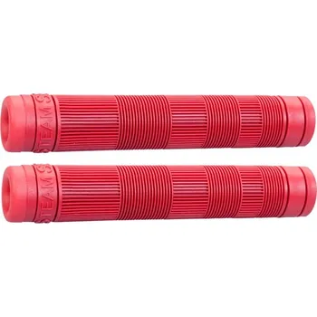 grip STOLEN gripy - Team No-Flange BMX Grips (BLOOD RED)