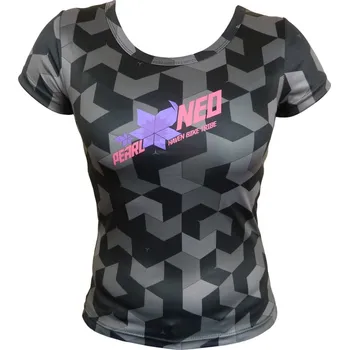 cyklistický dres HAVEN Cyklistický dres s krátkým rukávem - PEARL NEO SHORT - černá/růžová