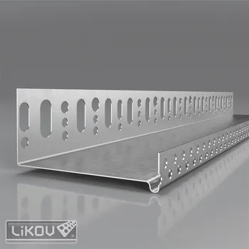 Stavební profil LIKOV LO lišta zakládací s okapnicí hliník tl. plechu 1,0mm délka 2m, š. 80mm