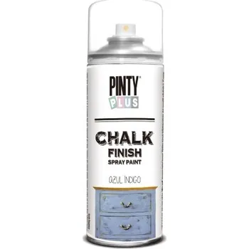 Barva ve spreji Křídová barva Chalk Finish PINTY PLUS 400ml - indigo tmavě modrá