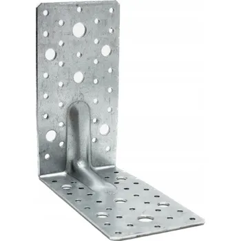 Tesařské kování KP 9 / KP 5 Úhelník s prolisem 175x175x90x2,5mm certifikát CE