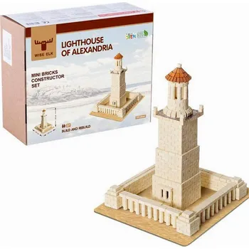 ostatní stavebnice WISE ELK Cihličková stavebnice Maják na ostrově Faru 970 dílků