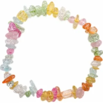 Náramek Barevný dětský náramek z křišťálu obvod cca 13 cm