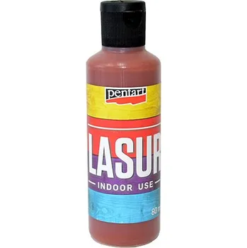 barva a nátěr na dřevo Lazura na dřevo PENTART 80ml - hnědá