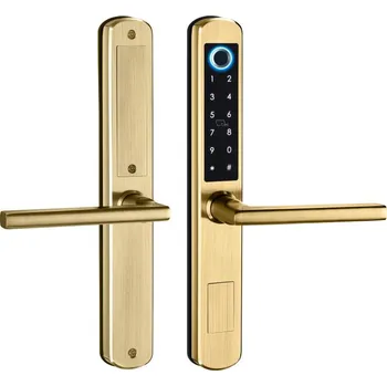 Dveřní kování Smart TTlock SMART TTLock - rozteč 85-92mm, zlatá
