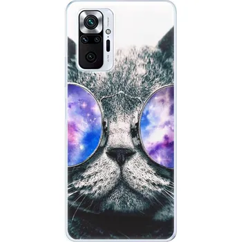 Odolné silikonové pouzdro iSaprio - Galaxy Cat - Xiaomi Redmi Note 10 Pro