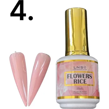 Lak na nehty 04. Gellac Flowers Rice 15ml