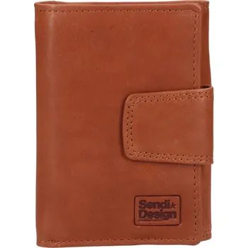 Peněženka Pánská kožená peněženka SendiDesign Trej - koňak