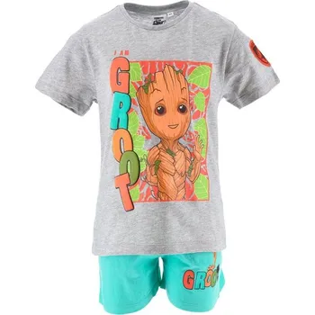 Šedo-tyrkysový letní set Marvel Groot Velikost: 116