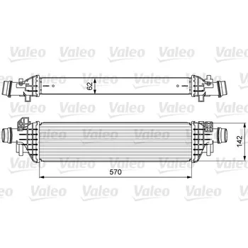 Chladič motoru Chladič turba VALEO 818628