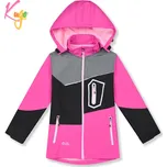 Dívčí softshellová bunda, zateplená - KUGO HK5605, růžová Barva: Růžová, Velikost: 152