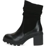 Caprice dámské kožené polokozačky 9-25401-41 black comb Velikost: 37