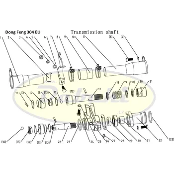Zahradní traktor 304.36.103 Plastová spojka trubek (Seal sleeve) Dong Feng (č.93/9)
