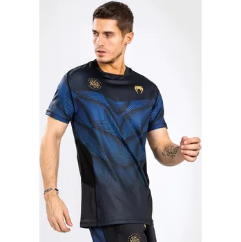 Pánské tričko Pánské funkční triko Venum Phantom LOMA Dry Tech - Black/Blue černo-modré Velikost: XL