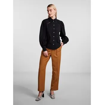 Pánská košile YAS Košile 26027480 Černá Regular Fit XS