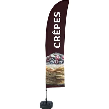 Beach Flag Budget Set Wind velký Pancakes French ECO