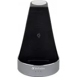 VERBATIM Nabíjecí stojan 2 v 1, pro iPhone a hodinky Apple Watch, černá, 9V, 20W, Certifi (49555)